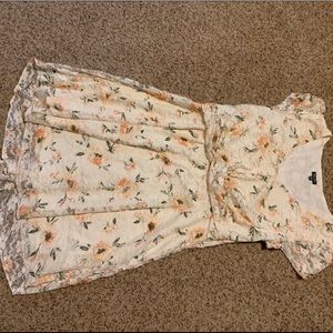 Adorable cream dress worn once